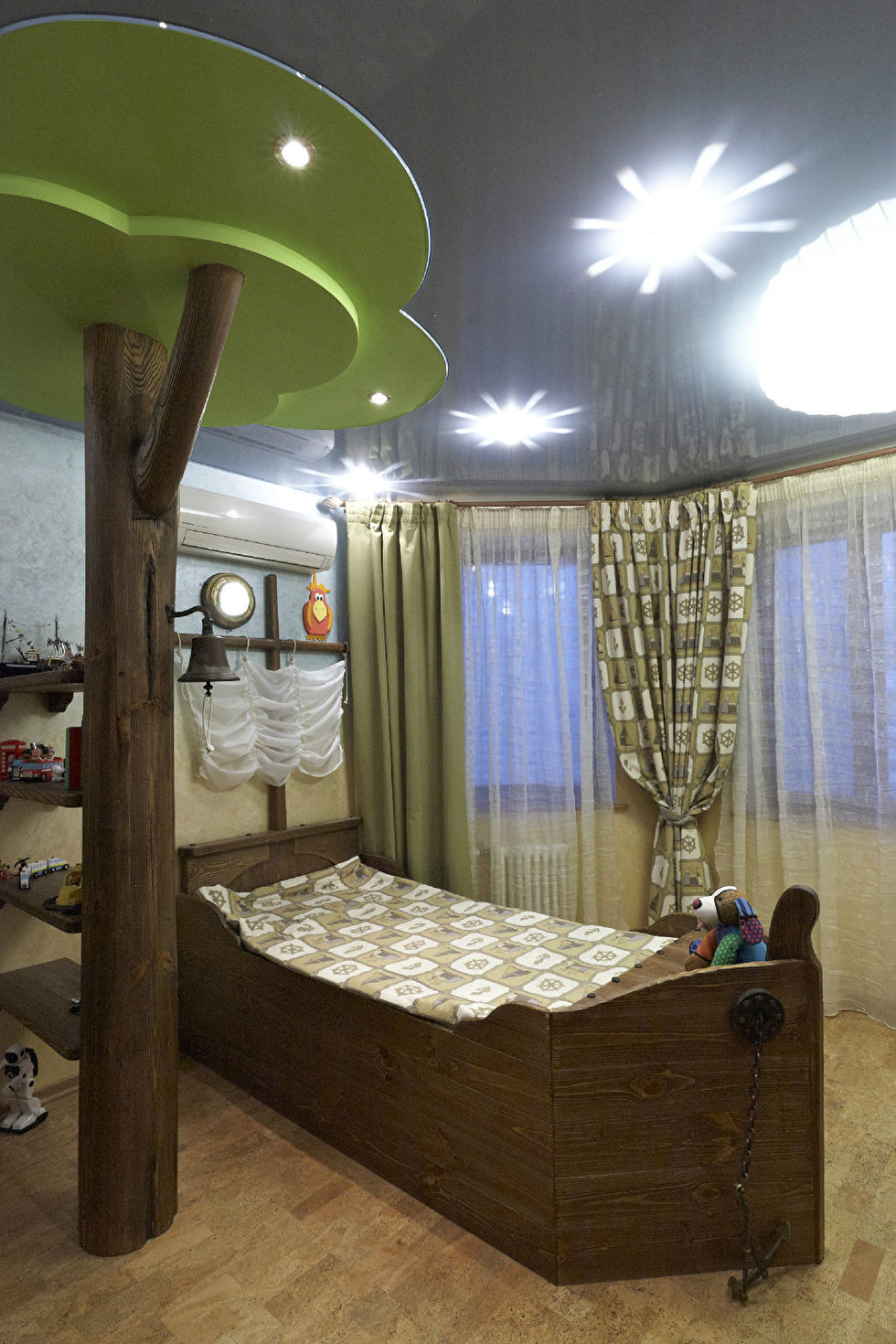 Интерьер детской комнаты, квартира по роману «Остров Сокровищ» - фото 3
