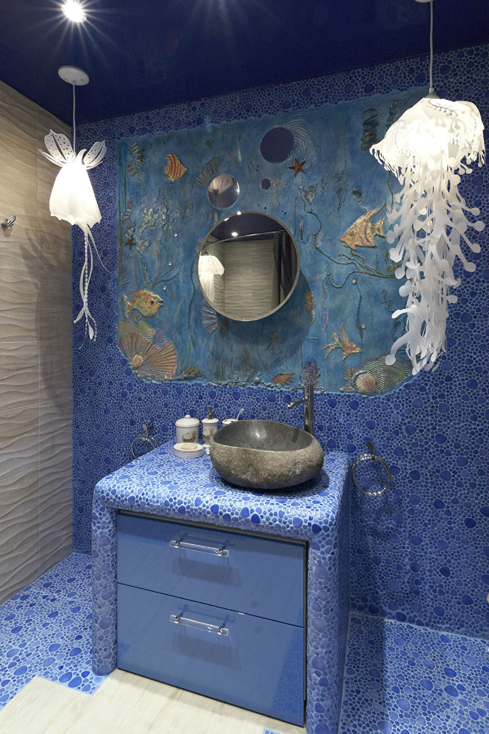 Дизайн ванной комнаты, квартира по роману «Остров Сокровищ» - фото 1