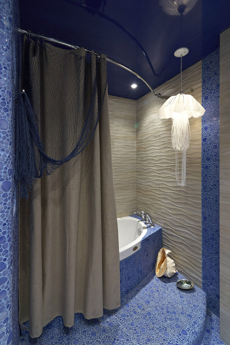 Дизайн ванной комнаты, квартира по роману «Остров Сокровищ» - фото 2