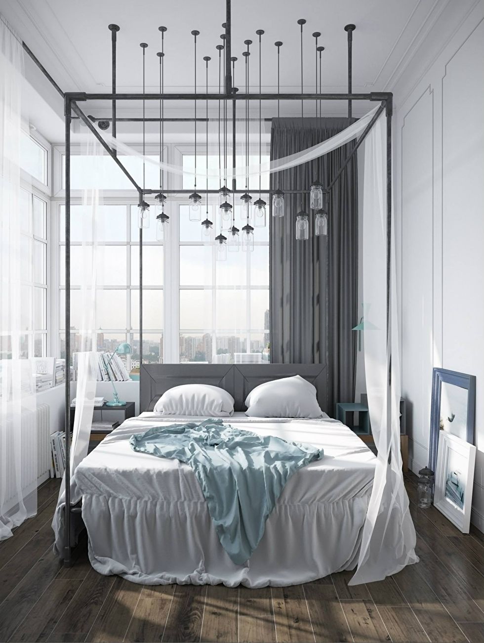 Дизайн спальни, Scandinavian apartment - фото 1
