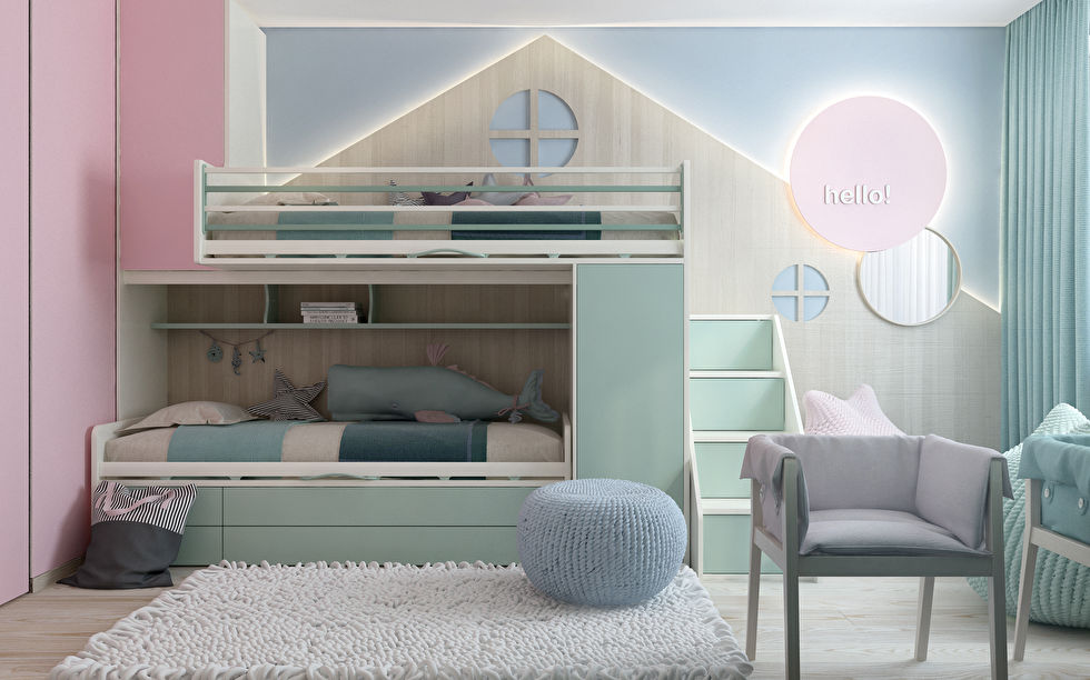 Дизайн детской комнаты, Modern Home - фото 1