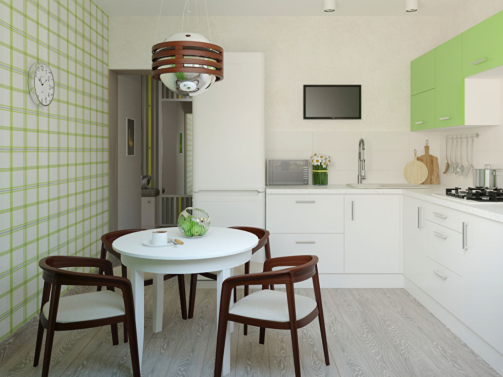 Дизайн 3-х комнатной квартиры, 66 кв.м., Ульяновск - Кухня, фото 5